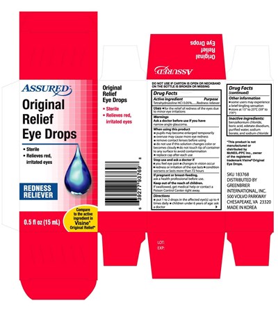 Image Of Carton Label (Assuredoriginal)