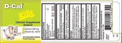 D-cal Kids_30 Chewable Tab (R1014)