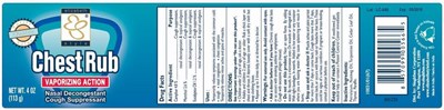 Label (Chest Rub)