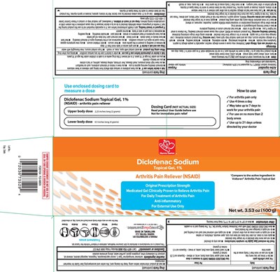 Diclofenac sodium (NSAID) 1% (equivalent to 0.93% diclofenac) *nonsteroidal anti-inflammatory drug - diclofenac sodium 1 percent gel aml 1