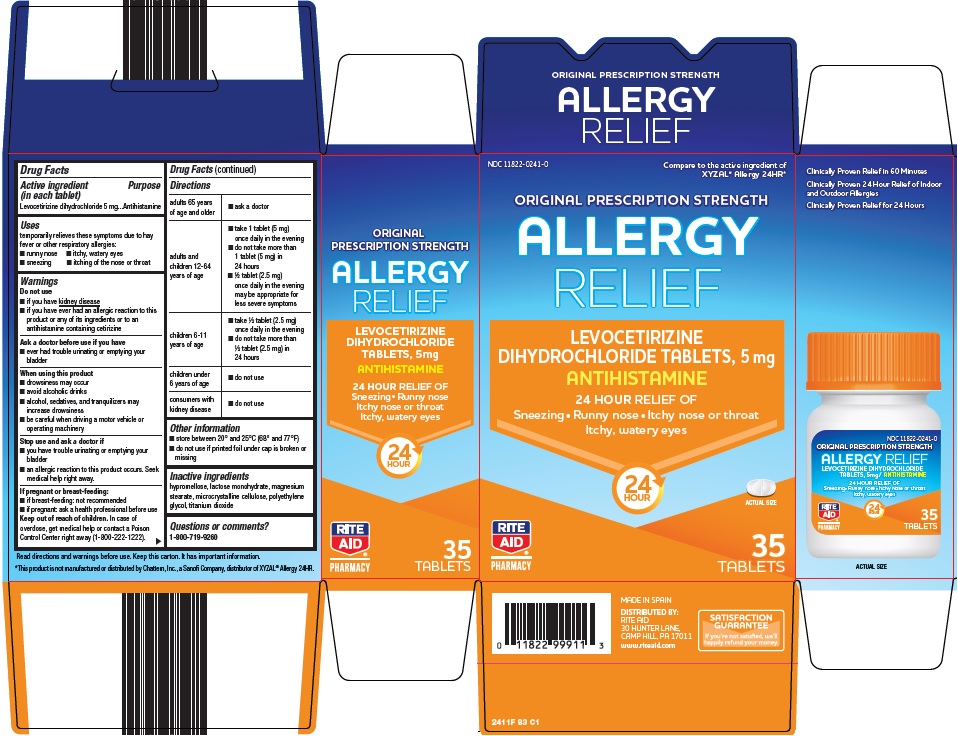 FDA Label for Allergy Relief Tablet, Film Coated Oral Indications