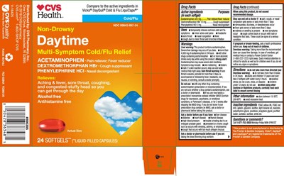 Acetaminophen 325 mg, Dextromethorphan Hbr 10 mg, Phenylephrine HCl 5 mg (Daytime Pe Softgel Pur 1)