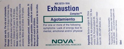Exhaustion Complex Bottle (Nova Exhaustion Bottle)