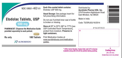 Package Label-principal Display Panel (400 mg Container Label (100 Tablets Bottle))