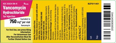 Package Label – Principal Display Panel – Vial Label (Van0x 0000 02)