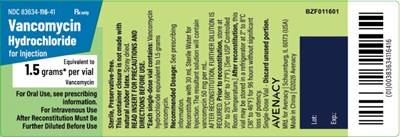 Package Label – Principal Display Panel – Vial Label (Van0x 0000 04)