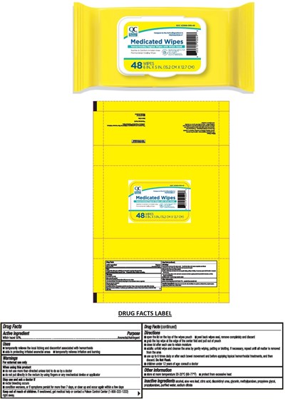 Medicated Wipes (6386839648 8)