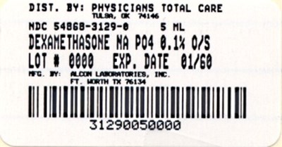 3129.jpg image of 5 mL package label - 3129