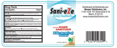 SANIEZEspray - SaniezeSpray