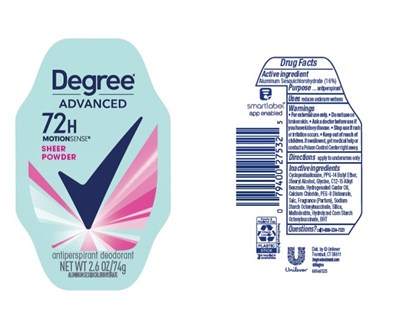 Degree Sheer Powder Ap Deo Is (Degreesheerpowderapdeois)