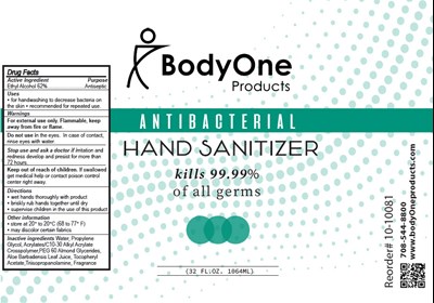 sanitizer-01.jpg PRINCIPAL DISPLAY PANEL - 1064 ML Bottle Label - sanitizer 01