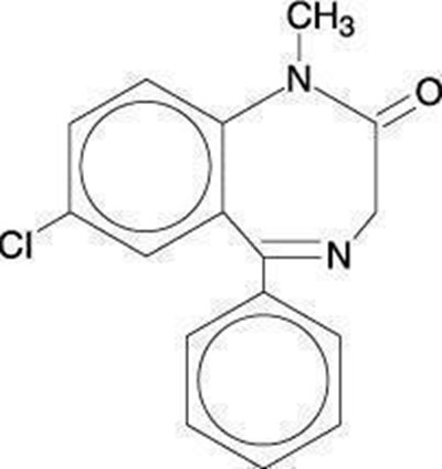 diazepam-1.jpg This is an image of the structural formula for diazepam. - diazepam 1