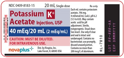 Principal Display Panel (20 mL Vial Label)