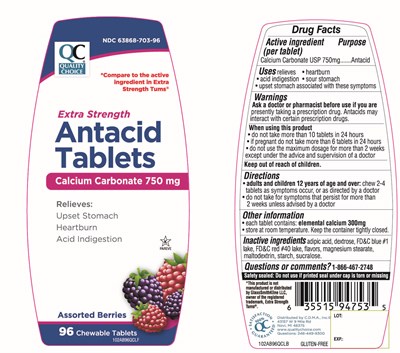 103AF72PVLFLB.jpg Quality Choice Extra Strength Assorted Berries Antacid Tablets - 103AF72PVLFLB