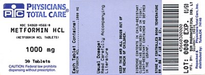 1000 mg Package Label (4566)