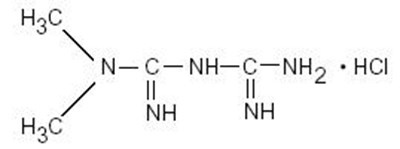 Chemical-structure (Metformin Structure)