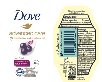 Dove Acai Berry Lotus Flower Ap Deo Is (Doveacaiberrylotusflowerapdeo)