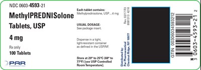 methylprednisolone-tablets-4mg-2.jpg This is an image of the MethylPREDNISolone Tablets, USP 4 mg 100 count label. - methylprednisolone tablets 4mg 2