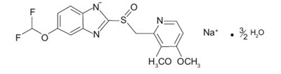 Structure (Pantoprazole Sodium For Injection Civica 1)
