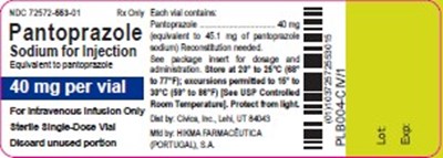 Unit (Pantoprazole Sodium For Injection Civica 2)