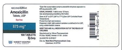 Table 6 (Amoxicillin Tablets Usp 875 mg 7)