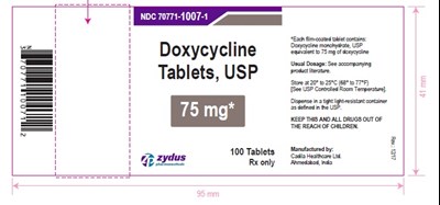 Doxycycline Tablets Usp, 75 mg (6bbf7773 24fb 4e24 8c05 4f0a545fbe7c 03)