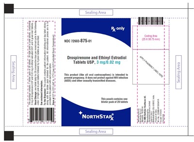 drospirenone-fig7.jpg PACKAGE LABEL-PRINCIPAL DISPLAY PANEL - 3 mg/0.02 mg Pouch Label - drospirenone fig7