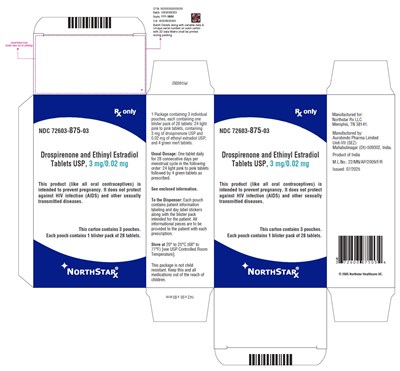 drospirenone-fig8.jpg PACKAGE LABEL-PRINCIPAL DISPLAY PANEL - 3 mg/0.02 mg Pouch Carton - drospirenone fig8