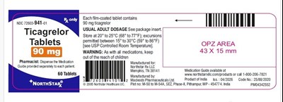 112 (Ticagrelor Tablets 90 mg 60s)