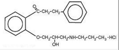 Chemical Structure (Propafenone Str)