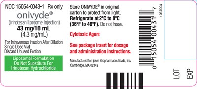 Principal Display Panel (43 mg/10 mL Vial Label)