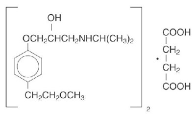 metoprolol-structure - metoprolol structure