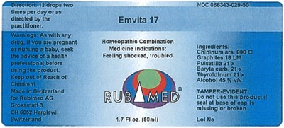 PRINCIPAL DISPLAY PANEL - 50 ml Bottle Label - emvita 01