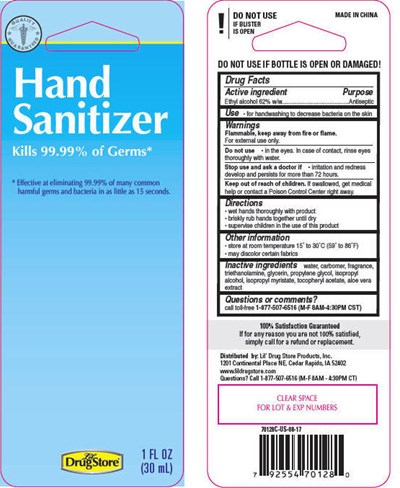 hand-sanitizer-01.jpg PRINCIPAL DISPLAY PANEL - 30 mL Bottle Blister Pack - hand sanitizer 01