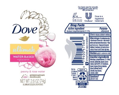 Dove Ultimate Peony Rose Water Ap Deo Is (D0vepeonyrosewaterapdeois)