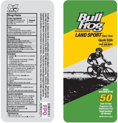 Principal Display Panelbull Frogsunscreenland Sport Clear Zincquik Stikon The Goface And Bodyspf 50 (Bullfrog Land Sport Quik Stick Spf50 01)