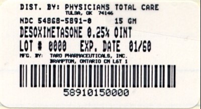 image of 15 gram package label - 5891
