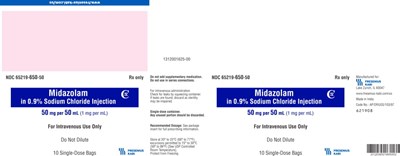 Package Label (PRINCIPAL DISPLAY – Midazolam in 0.9% Sodium Chloride Injection Carton Label)