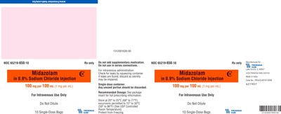 Package Label (PRINCIPAL DISPLAY – Midazolam in 0.9% Sodium Chloride Injection Carton Label)