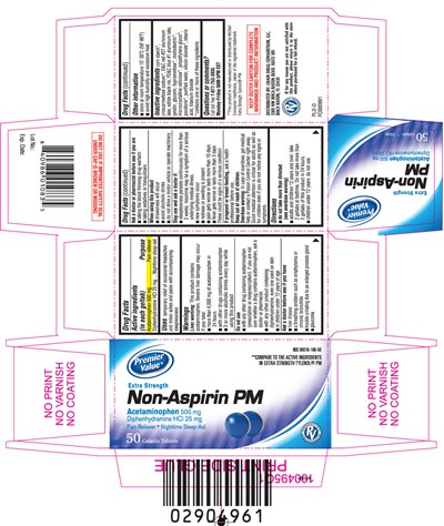 Premier Value Non Aspirin PM Geltabs - acetaminophen pm geltabs   to be delisted 1