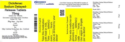 Diclofenac Sodium Delayed-release Tablets 75mg (Dic05 0006 07)