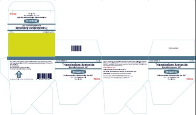 Triamcinolone 40mg 1 mL Carton (Triamcinolone Acetonide Injectable Suspension Usp  3)