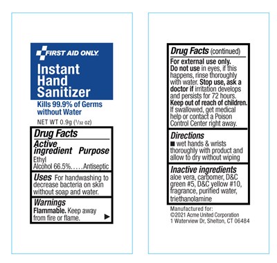 Pouch Label Image (807670 Reva Handsanitizer Fdast)