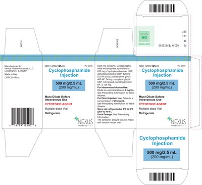 Principal Display Panel (2.5 mL Carton Label)