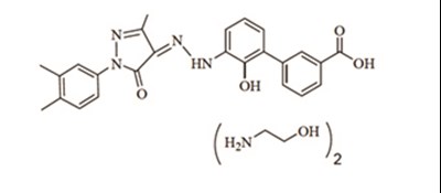 Structural Formula - eltrombopag tablets us 1