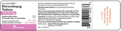 12.5mg 30ct Label (Eltrombopag Tablets Us 2)