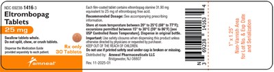 25mg 30ct Label (Eltrombopag Tablets Us 3)