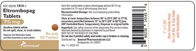 75mg 30ct Label (Eltrombopag Tablets Us 5)