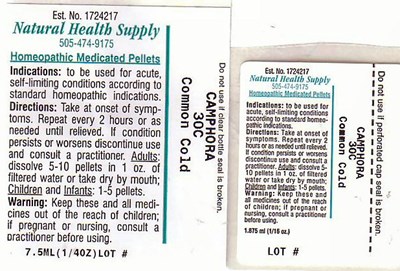 Common Cold Label (Nhs Common Cold)