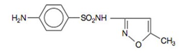 Chemical Structure (Sulfamethoxazole 01)